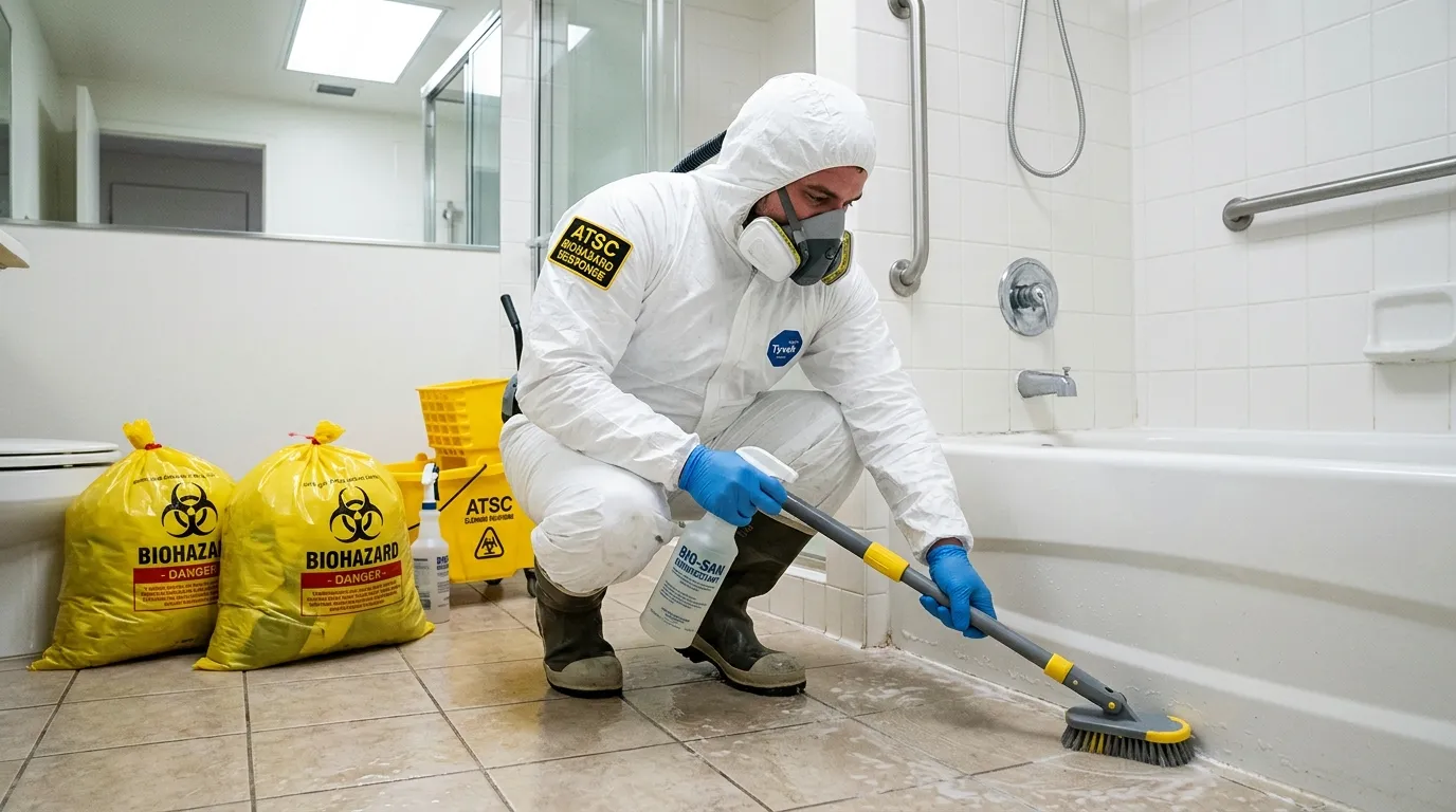 Decontamination equipment deployed for Blood Cleanup in Brooklyn